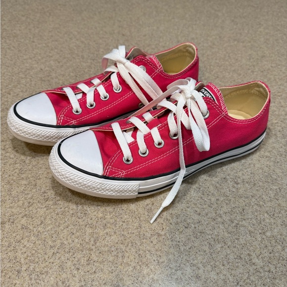 Converse All-Star Women's Sneakers in Pink and White - Picture 4 of 7